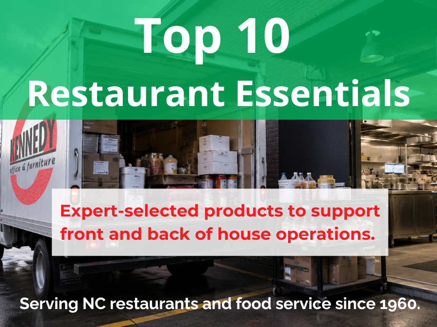Kennedy Top 10 Restaurant Essentials campaign